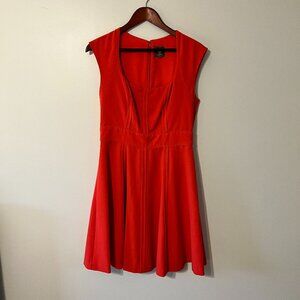 Vince Camuto | Vintage Red Dress | Size 10